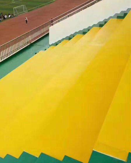 邹平球场台阶翻新修补改造